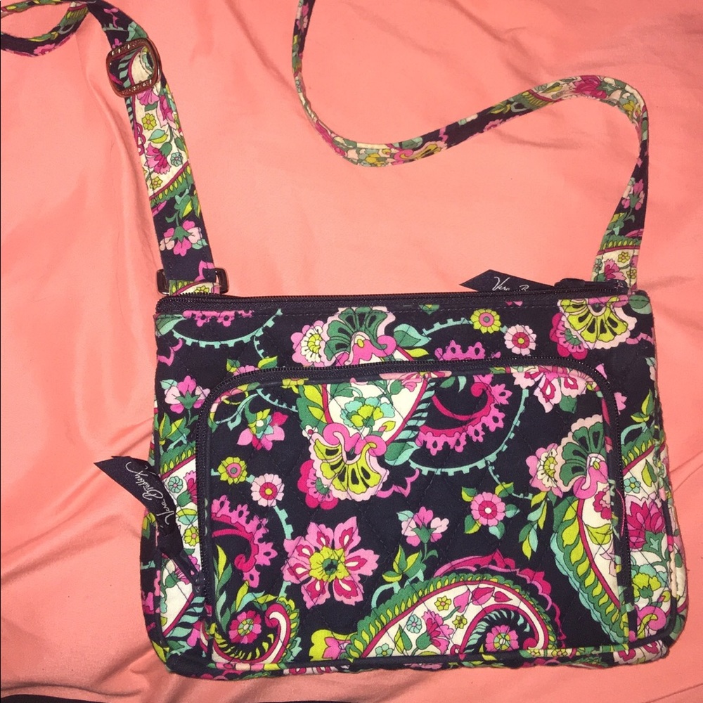 Vera Bradley crossbody purse petal paisley